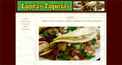 Desktop Screenshot of lupitastaquizas.com